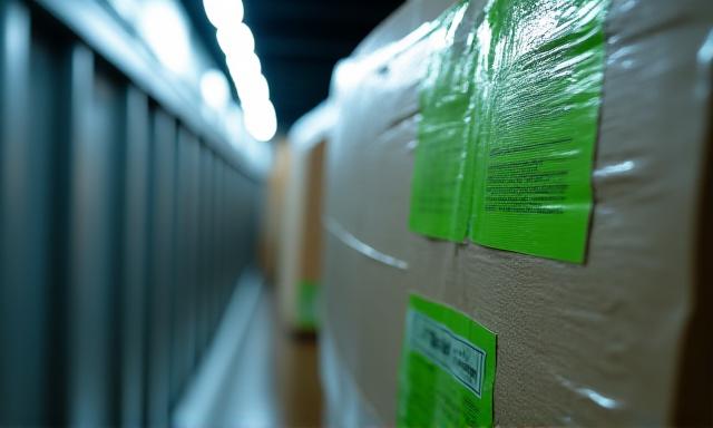 Efficiently packed cargo pallet